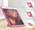 NIKCORP Zaštitna maska za iPad Pro 11" (1/2/3 gen) s rotirajućim stalkom držačem za ruku i naramenicom, roza